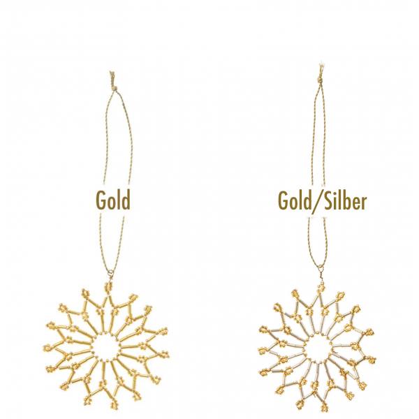 bungalow dk anhaenger perlen ornament snowflakes schneekristalle elia wunderschoen-gemacht