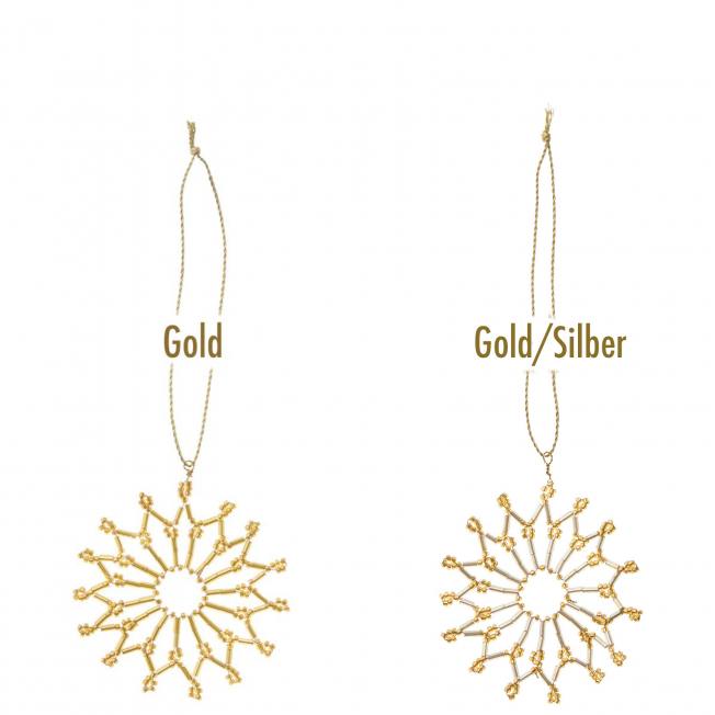 bungalow dk anhaenger perlen ornament snowflakes schneekristalle elia wunderschoen-gemacht