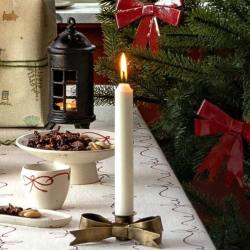 Kerzenleuchter, Kerzenstaender tovee schleife Messing wunderschoen-gemacht