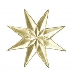 Dresdner Pappen 30 goldene sterne im stern wunderschoen-gemacht