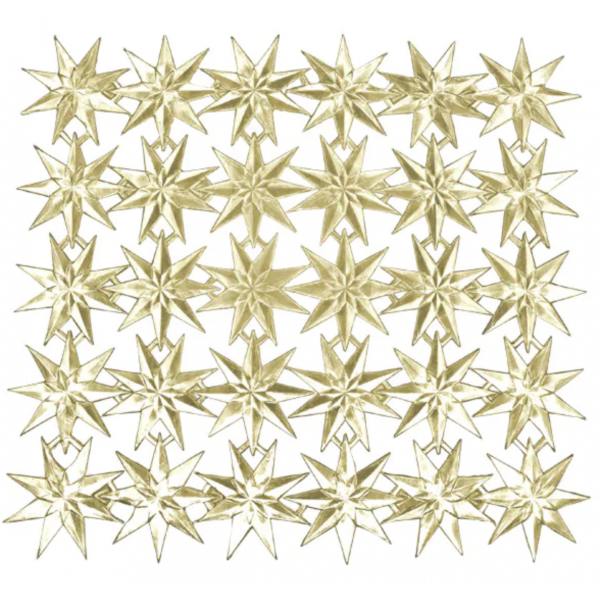 Dresdner Pappen 30 goldene sterne im stern wunderschoen-gemacht