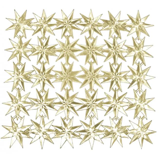 Dresdner Pappen 30 goldene sterne im stern wunderschoen-gemacht