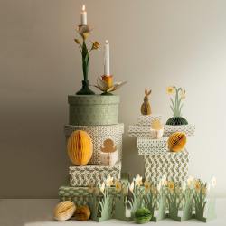 bungalow dk paper tischgirlande narzissen osterglocken daffodils wunderschoen-gemacht