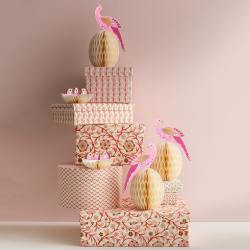 bungalow dk deko papier osterkueken vogel paradise birds pinke wunderschoen-gemacht