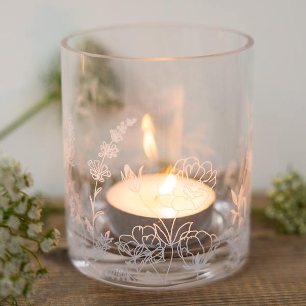 storefactory glas windlicht blomsteräng blumen blueten wunderschoen-gemacht