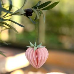 storefactory anhaenger papier erdbeeren rosa pinke frodig wunderschoen-gemacht