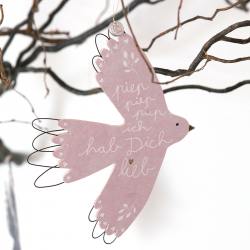 good old friends wandschmuck seelenvogel piep ich hab dich lieb altorsa wunderschoen-gemacht