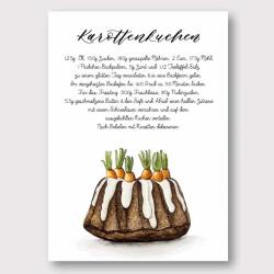 frollein luecke illustrierte karten karottenkuchen moehrenkuchen rezept  wunderschoen-gemacht