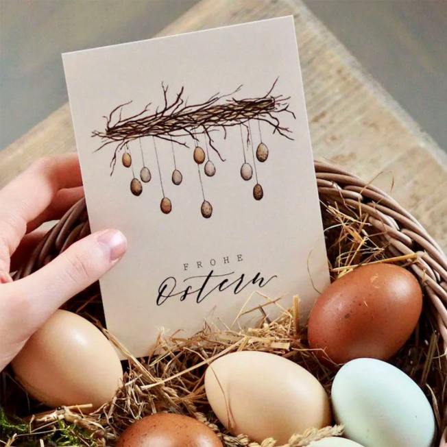 frollein luecke illustrierte eierkranz wunderschoen-gemacht