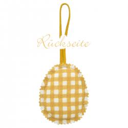 dorothee lehnen anhaenger leinen eier narzisse kueken ockergelbe wunderschoen-gemacht