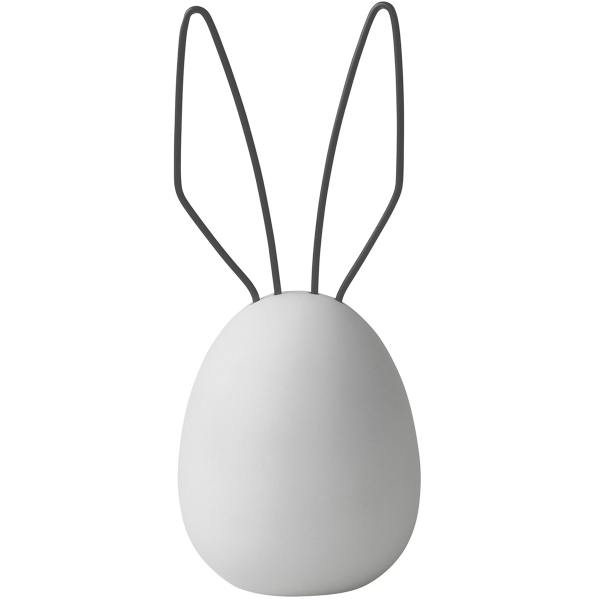 dbkd keramik hase ei ohren metalldraht weisses wunderschoen-gemacht
