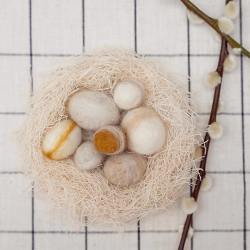 jurianne matter osternest gefilzte ostereier neutral wunderschoen-gemacht