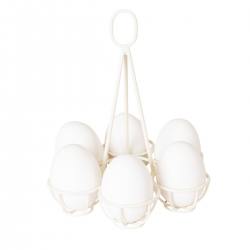 Strömshaga eierhalter eierstaender aus metall weiss wunderschoen-gemacht