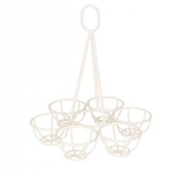 Strömshaga eierhalter eierstaender aus metall weiss wunderschoen-gemacht