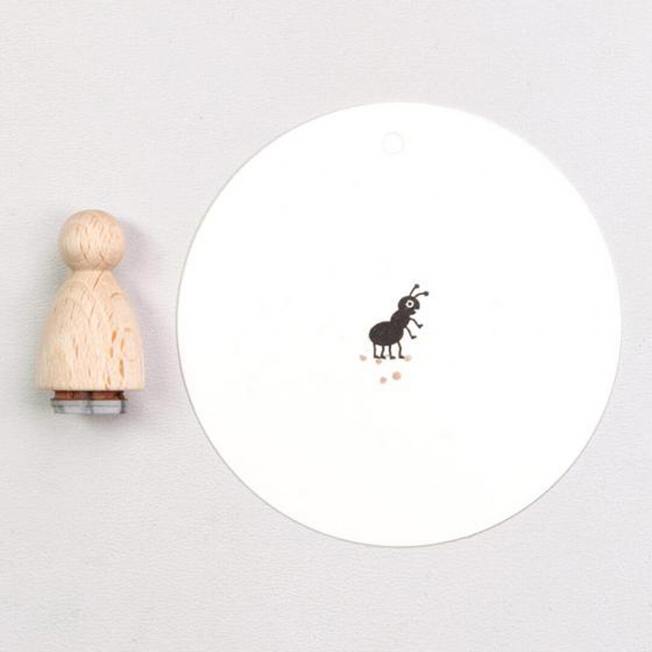 perlenfischer stempel stehende ameise 2 wunderschoen-gemacht