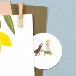 perlenfischer stempel stehende ameise 2 wunderschoen-gemacht