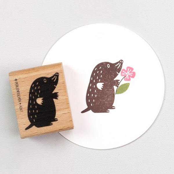 perlenfischer stempel maulwurfmann wunderschoen-gemacht