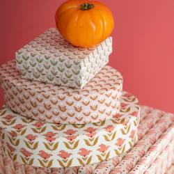 bungalow dk ovale boxen usha old rose rosa blumenmuster  wunderschoen-gemacht