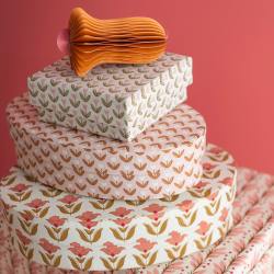 bungalow dk ovale boxen usha old rose rosa blumenmuster  wunderschoen-gemacht