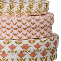 bungalow dk ovale boxen usha old rose rosa blumenmuster  wunderschoen-gemacht