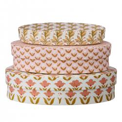 bungalow dk ovale boxen usha old rose rosa blumenmuster  wunderschoen-gemacht