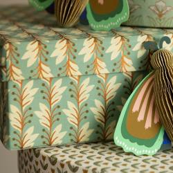 bungalow dk boxen blockprint sita pistachio mintgruene blumenmuster wunderschoen-gemacht