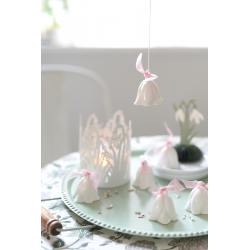 storefactory hänge keramik blumen blueten weisse schneegloeckchen wunderschoen-gemacht