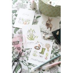 frollein luecke illustrierte osterkarten  osterhasen hoppelhasen wunderschoen-gemacht