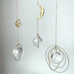 von lani sonnenfaenger suncatcher kristalle goldener circles galaxy wunderschoen-gemacht