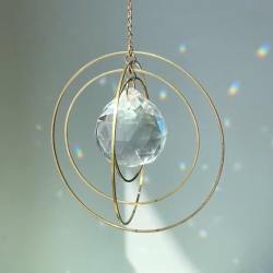 von lani sonnenfaenger suncatcher kristalle goldener circles galaxy wunderschoen-gemacht