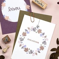 perlenfischer stempel ahornblatt wunderschoen-gemacht