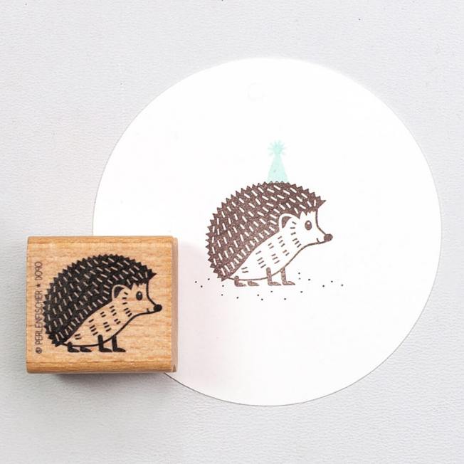perlenfischer stempel igel frau wunderschoen-gemacht