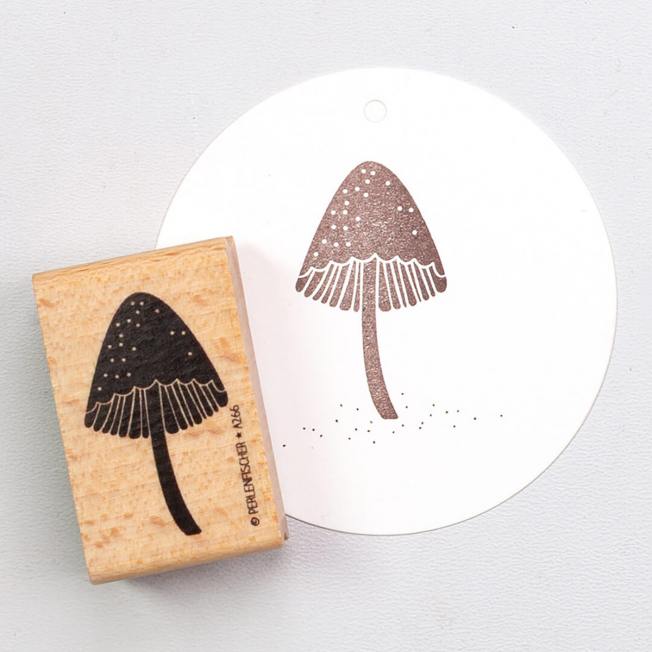perlenfischer stempel waldpilze wunderschoen-gemacht