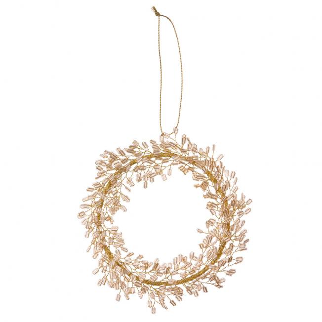 bungalow dk perlen kranz wreath mio champagner wunderschoen-gemacht