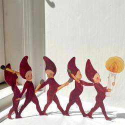 tall hat tales weihnachtswichtel bastelbogen wunderschoen-gemacht