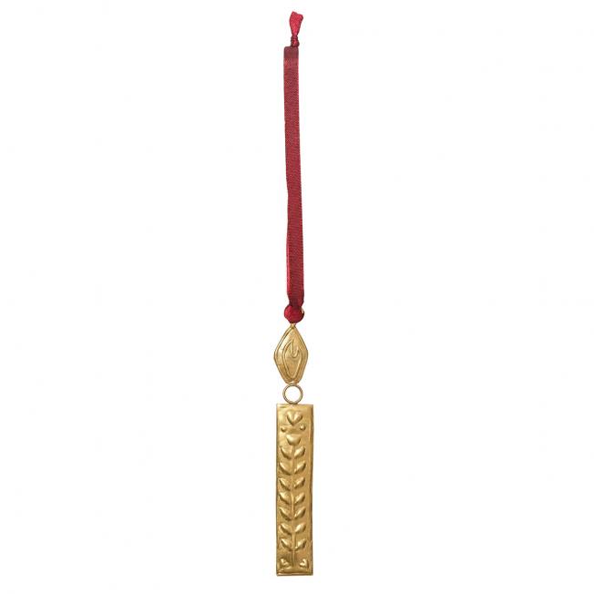 broste copenhagen christbaumschmuck messing goldener candle kerze wunderschoen-gemacht