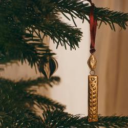 broste copenhagen christbaumschmuck messing goldener candle kerze wunderschoen-gemacht