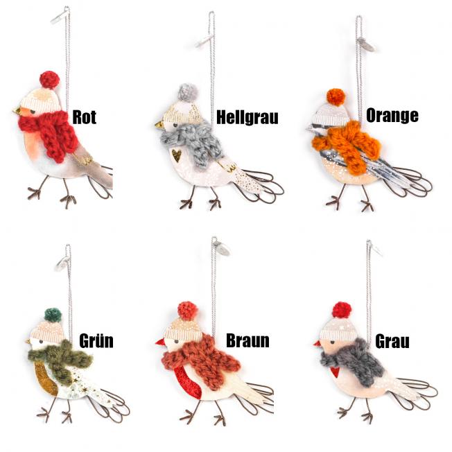 good old friends mini wintervogel voegel schal muetze wunderschoen-gemacht