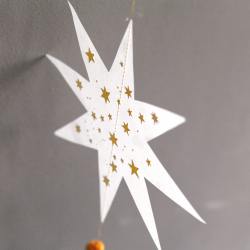 good old friends grosse sternenkette weiss gold transparentpapier wunderschoen-gemacht