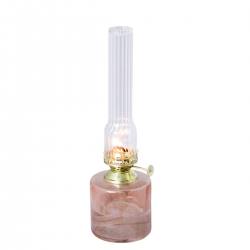 stroemshaga petroleumlampen glas ash pink rosa geriffeltes wunderschoen-gemacht