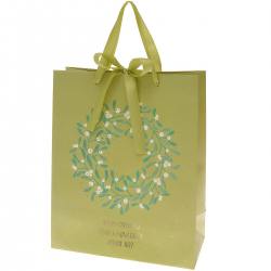 rico design geschenktueten mint gold mistelkranz mistelzweige wunderschoen-gemacht