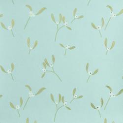 rico design geschenkpapier mint gold mistelzweige wunderschoen-gemacht