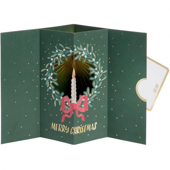 rico design pop-up karte mistelzweige wunderschoen-gemacht