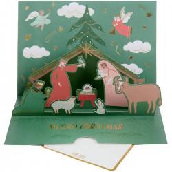 rico design pop-up karte weihnachtskrippe wunderschoen-gemacht