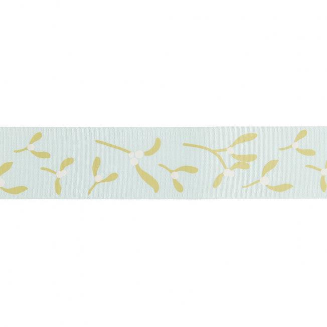 rico design taft geschenkband mintgruenes mistelzweige wunderschoen-gemacht