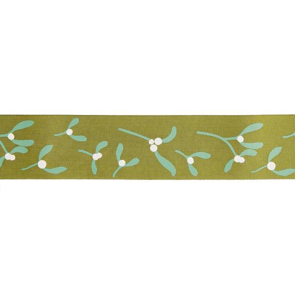 rico design taft geschenkband gruenes mistelzweige wunderschoen-gemacht