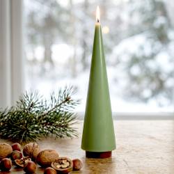 not the girl candle tree big salbeigruene kerze baum wunderschoen-gemacht