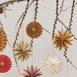 ib laursen papiersterne weiss gold beige glitzerrand wunderschoen-gemacht