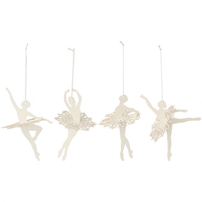 ib laursen papier ballerina schneekristalle tutu weisse wunderschoen-gemacht