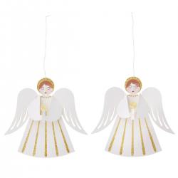 bungalow dk paper anhaenger angel papierengel weiss gold wunderschoen-gemacht